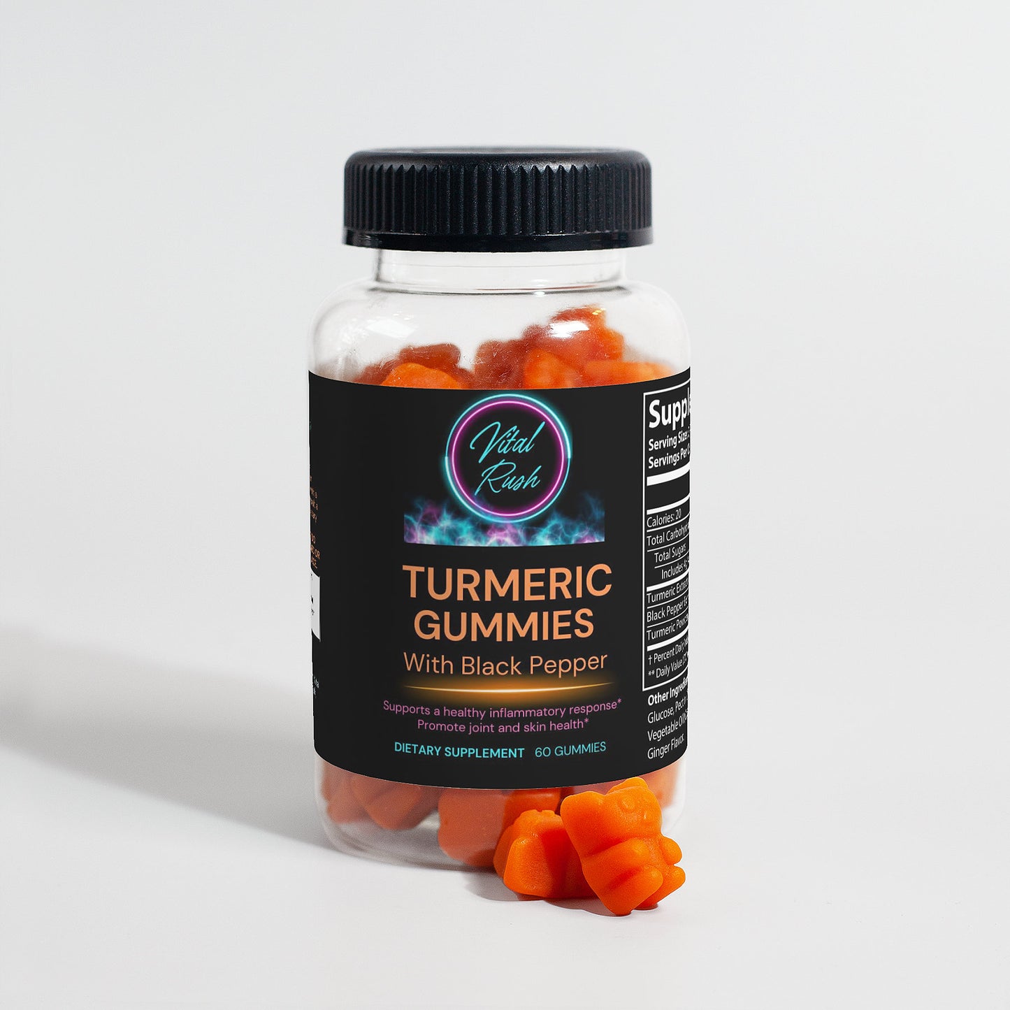 Turmeric Gummies with Black Pepper